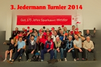 01.11.2014 3. Tischtennis Jedermann Turnier