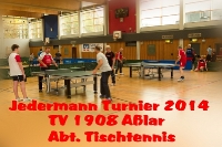 01.11.2014 3. Tischtennis Jedermann Turnier