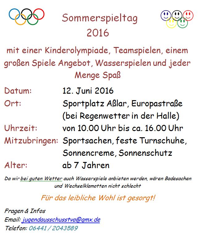 Sommerspieltag 2016